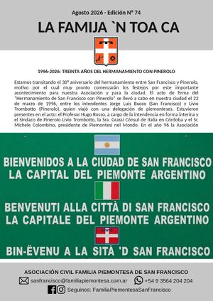 Boletín bimestral Familia Piemontesa de San Francisco 2026-74