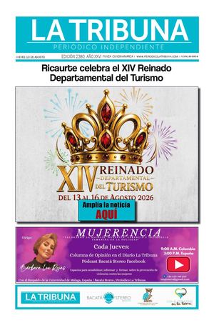 Diario 13 De Agosto De 2026 Edición 2380