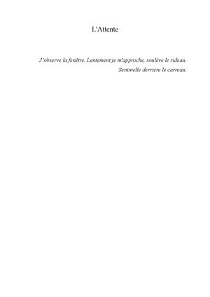 L'attente 13 Août 2026