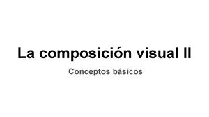 Composicion Visual