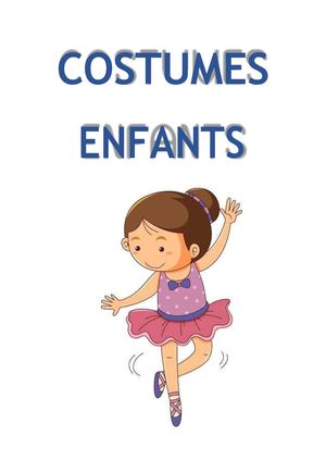 Catalogue Complet Costumes Enfants Au 13 Août 2026
