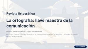 La Ortografia Llave Maestra De La Comunicacion