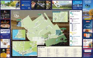 2026-2027 - Carte routière et touristique d'Oka