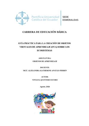 Guía Práctica Para La Creación De Objetos Virtuales De Aprendizaje