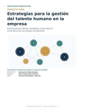 Estrategias Talento Humano Jazmin Godoy