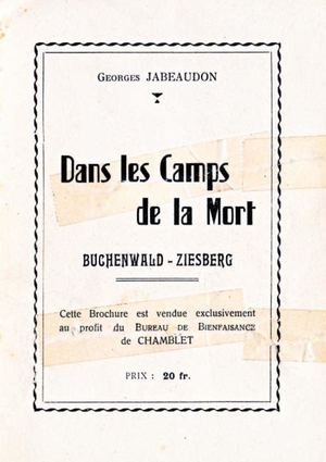 Livre Georges Jabeaudon