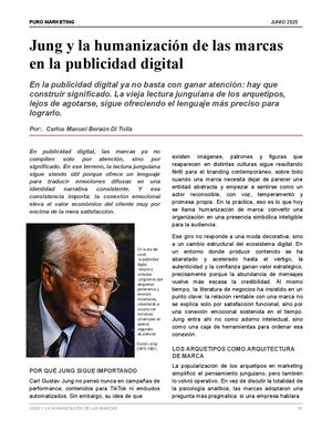 Jung y la humanización de las marcas en la publicidad digital.