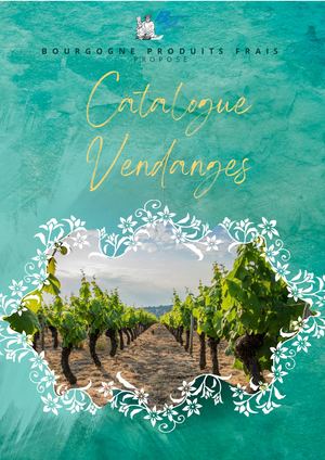Catalogue Vendanges 2026