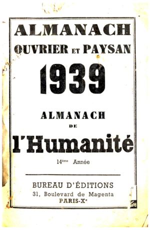 Almanach 1939