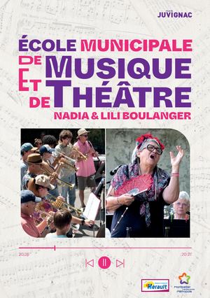 Ecole municipale de Musique et de Théâtre Nadia & Lili Boulanger - Ville de Juvignac -  2026 2027
