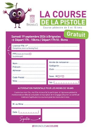 Reglement Course Pistole 2026