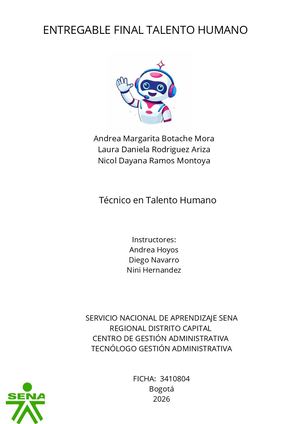Entregable Final Talento Humano