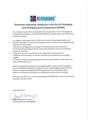 Packaging and Packaging Waste Regulation
