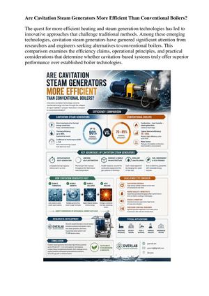 Are Cavitation Steam Generators More Efficient Than Conventional Boilers