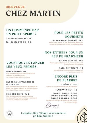 Carte Du Soir