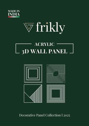 Frikly 3D PVC Mirror Wall Panel Catalogue – Acrylic Decorative Panel Designs for Modern Interiors