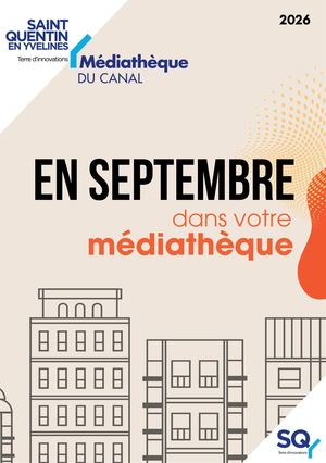 Médiathèque du Canal : animations du mois de septembre 2026