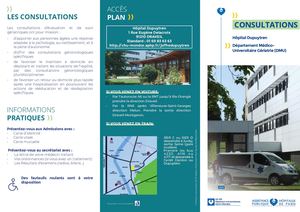 Plaquette Consultations externes Dupuytren Juin 2026