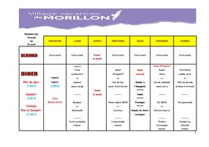 10 Menu 3 éTé 2026 Du 16 08 Au 22 08 26
