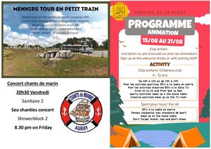 Programme été Semaine 7