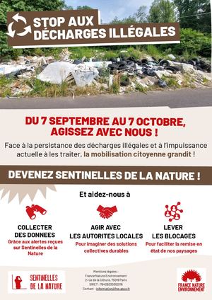 « Stop aux décharges illégales » | Du 7 septembre au 7 octobre