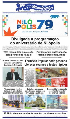 Edicao3669vozdosmunicipiois, 14 a 20 de agosto de 2026