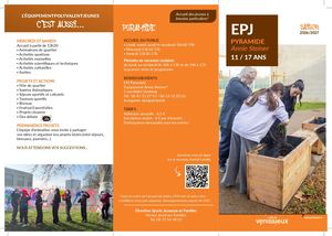 Plaquette rentrée EPJ Pyramide 2026