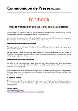 Tchibook Varices : une plateforme dédiée aux problèmes de circulation sanguine