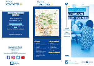 Plaquette Equipe Mobile Gériatrique Extrahospitaliere 2023 Nouvelle Charte