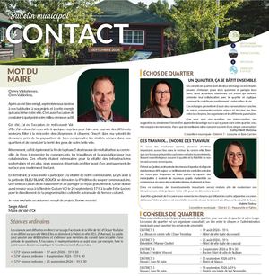 Bulletin municipal Contact - Septembre 2026