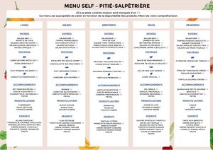 PLS - Menu Self Semaine 2 éTé A3 Complet