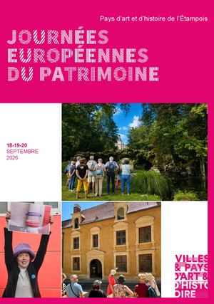 Plaquette des Journées Européennes du Patrimoine 2026