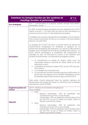 Fiche 7 3 Substituer Les énergies Fossiles Par Des Systèmes De Chauffage Durables Et Performants Relu MD ACA AO