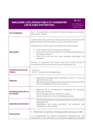 Fiche 7 7 Améliorer L'éclairage Public Et Augmenter Les Plages D'extinction V2