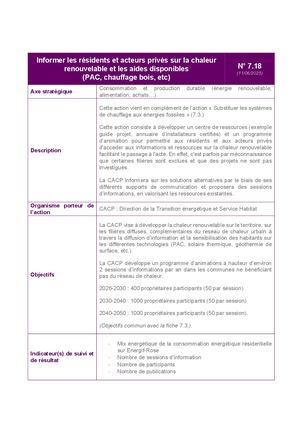 Fiche 7 18. Informer Les Résidents Et Acteurs Privés Sur La Chaleur Renouvelable Relu MD ACA AO V2MD à Revoir Avant Définitif