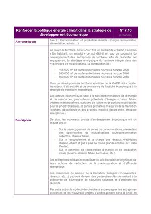 Fiche 7 10 Renforcer La Politique Énergie Climat Dans La Stratégie De Dév Éco