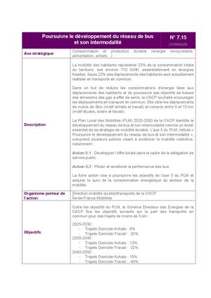 Fiche 7 15 Poursuivre Le Développement Du Réseau De Bus Et Son Intermodalité.