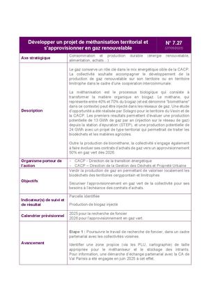 Fiche 7 27 Développer Un Projet De Méthanisation Territorial Et S'approvisionner En Gaz Renouvelable