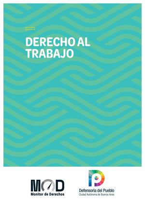 El Derecho al Trabajo en la Ciudad 2025