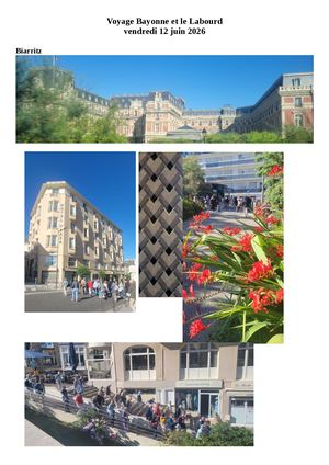 Bayonne 12 Juin 2026