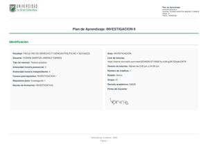 Plan Aprendizaje Investigacion Ii 718