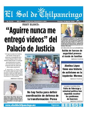 El Sol De Chilpancingo 14 Agosto 2026 Compressed