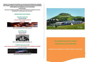 Planning Semaine 34 De 2026