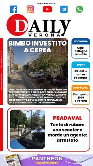 Daily Verona 14 Agosto 2026