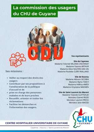 Commission Des Usagers Chu Guyane