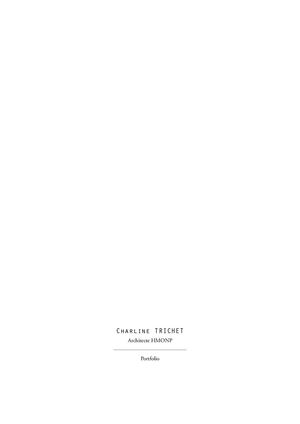 CHARLINE TRICHET - PORTFOLIO 08.2026