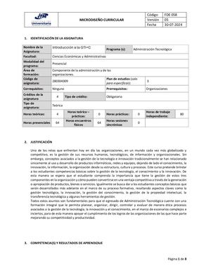Introducción a la GTI+C
