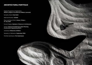 Nehirpolat Portfolio 2026  Master's Application