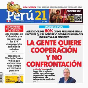 2026 08 14 Diario Peru21