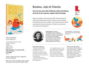 Boubou, Jojo et Chacha - Fiche descriptive